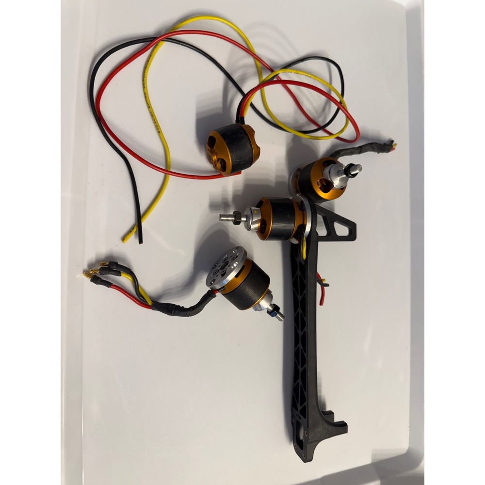 4pc Gold Brushless Outrunner Motors for RC Drone Multirotor with DJI Frame Arm
